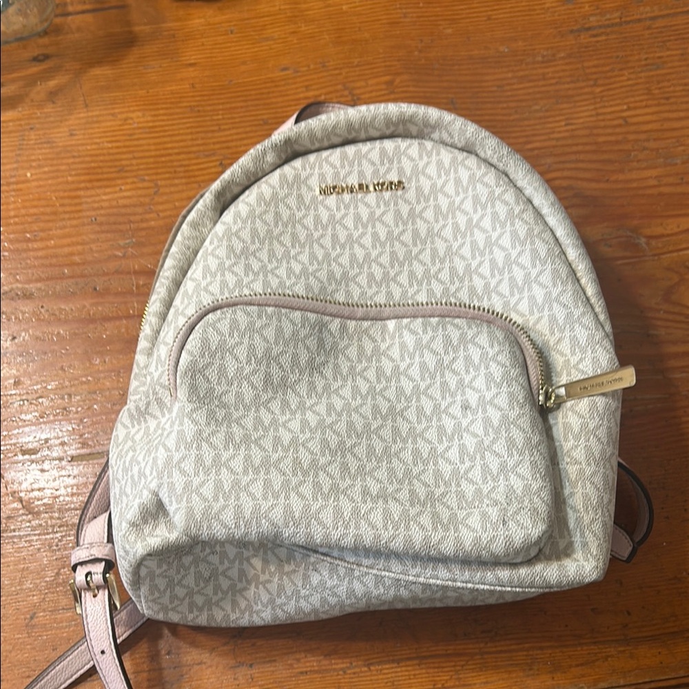 Michael Kors Cream Backpack
